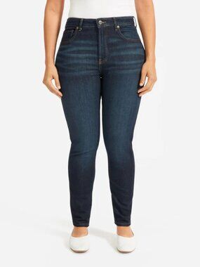 Everlane Dark Indigo Skinny Jeans Curvy Size 32